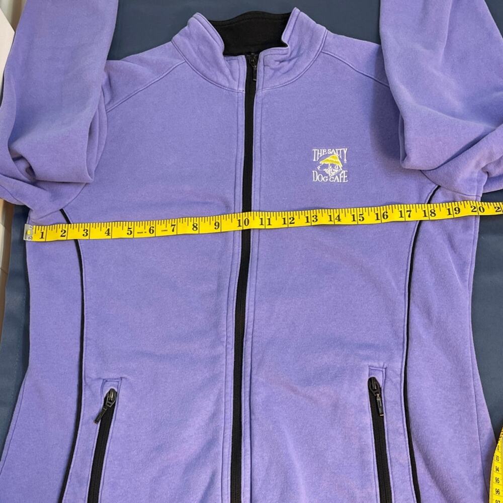 Gear for Sports Womens Long Sleeve Mock Neck Zip Up Jacket Purple Large - Picture 8 of 8